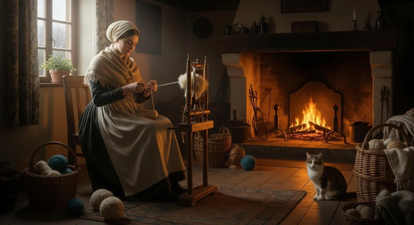 7 de enero: El día de la rueca