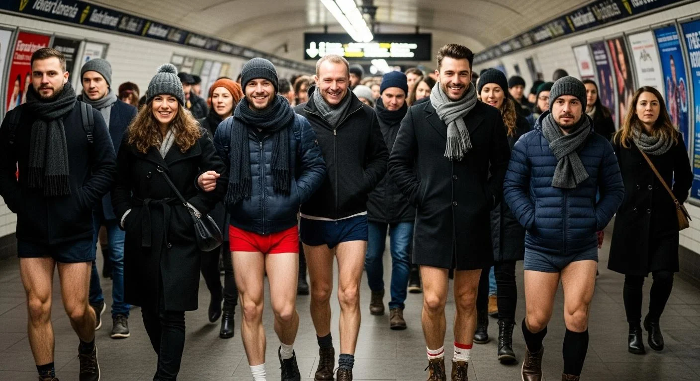13 de enero: Día mundial sin pantalones